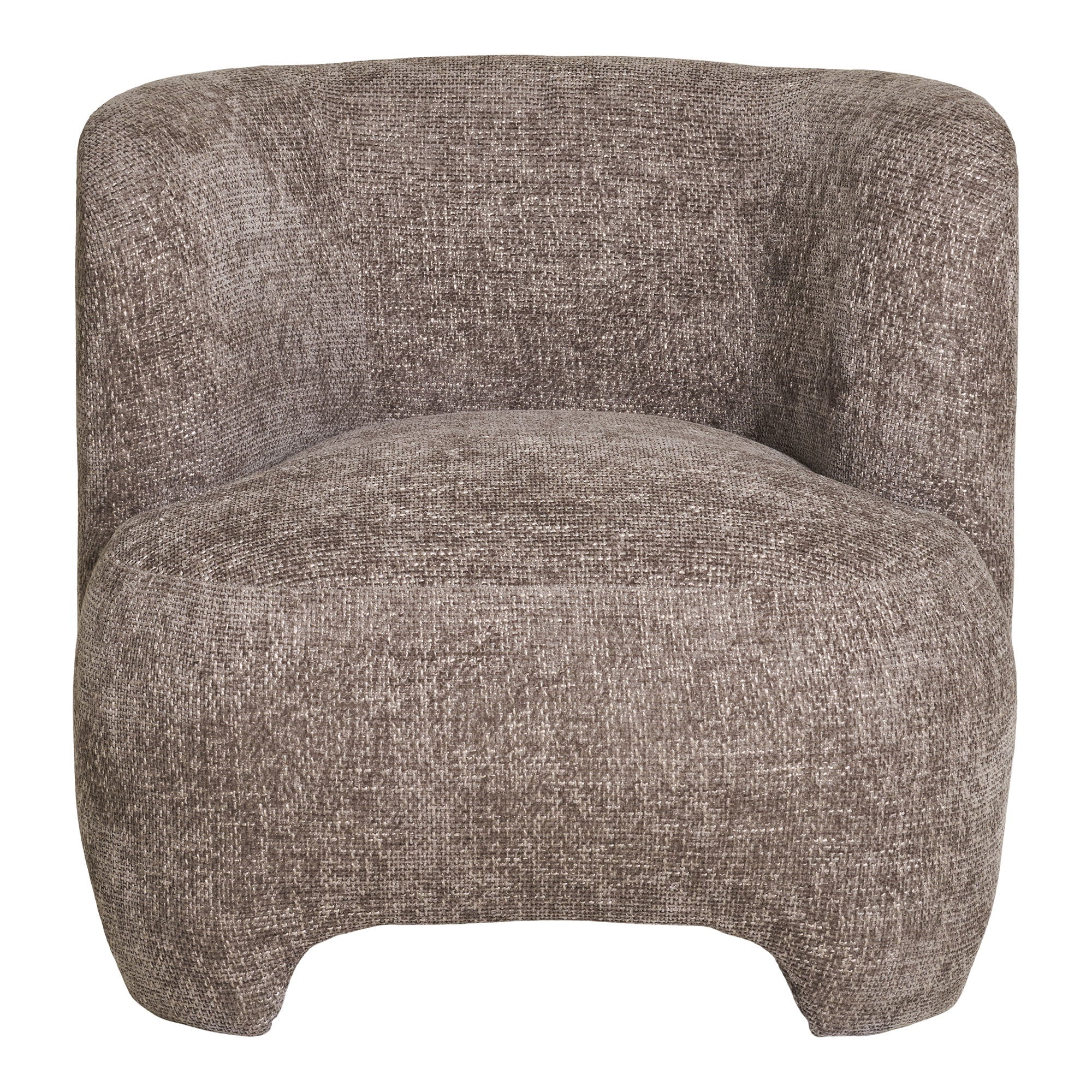 House Nordic Nazare Fauteuil - beige stof met zwarte poten